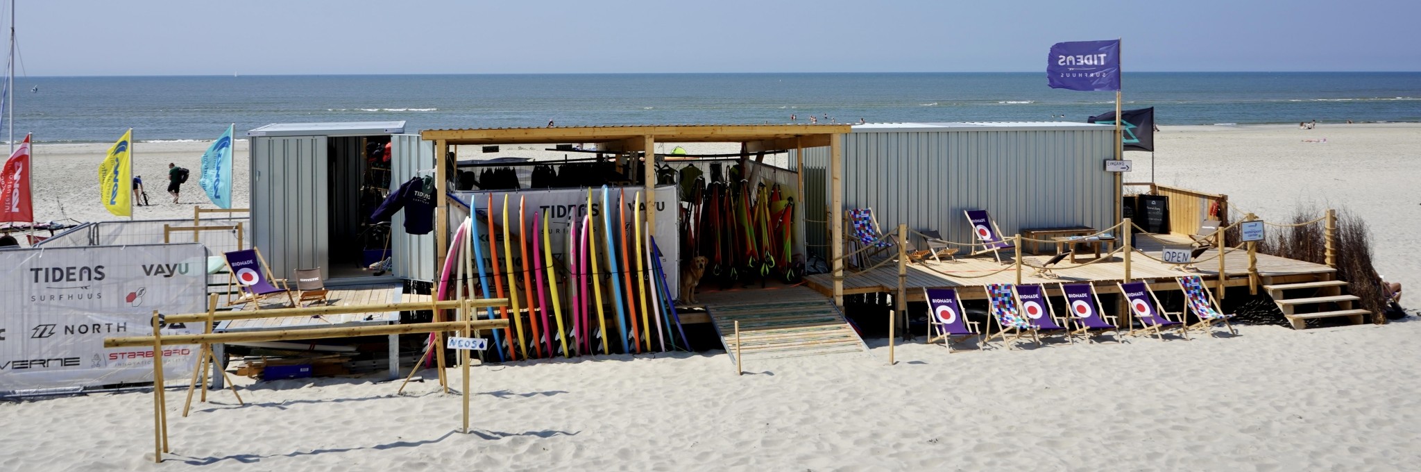Windsurfen bei Tidens Surfhuus