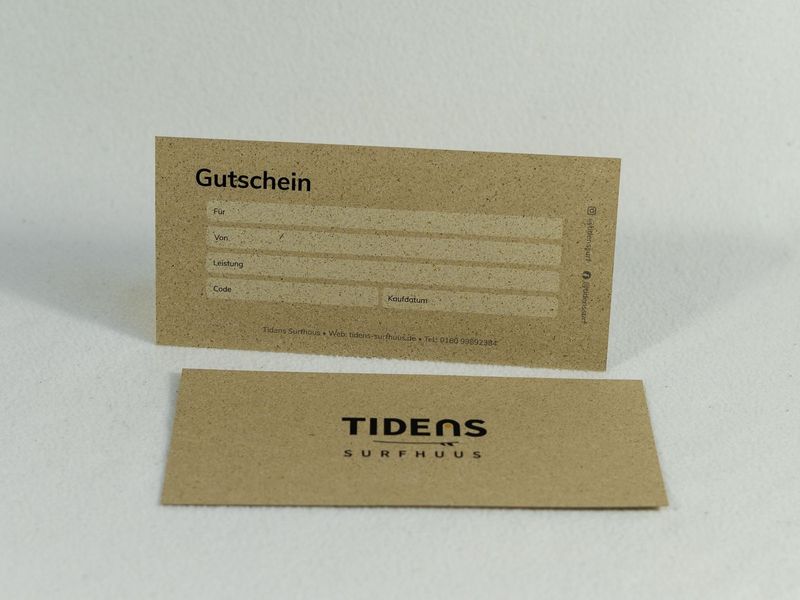 Tidens Surfhuus Gutscheine